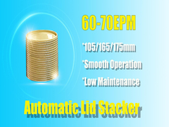 자동 금속은 성형기 Lid 스택커 380V 50Hz 전압 할 수있