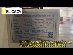 자동 업로더와 시트 공급 시스템 83 / 99 / 127mm 바닥 제조 라인