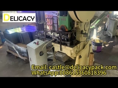 스크루 스파우치와 함께 정사각형 상단 뚜?? 을 위한 우리의 완전 자동화 라인으로 생산에 혁명을 일으켜라!