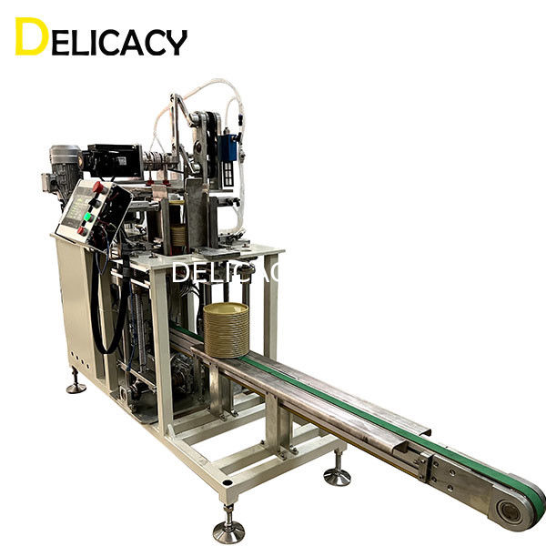 자동 금속은 성형기 Lid 스택커 380V 50Hz 전압 할 수있