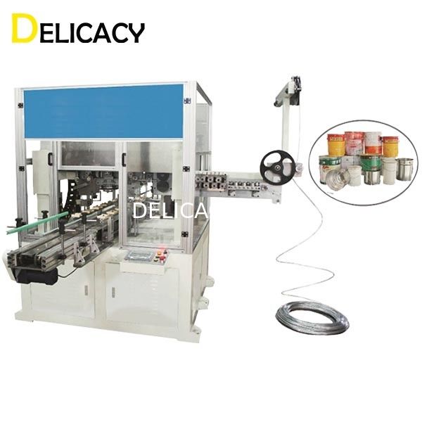 화학적 들통을 위한 회사 주석 배럴 와이어 핸들 기계를 패키징하는 자동 강철 금속은 제작 라인 할 수있