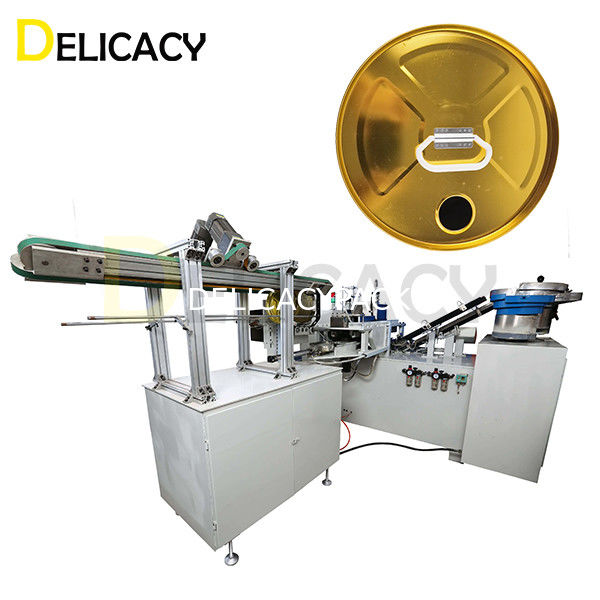 둥근 뚜?? 을 위한 자동 손잡이 점 용접기: 원형 작업 부품을 용접하는 효율성을 높이는 것